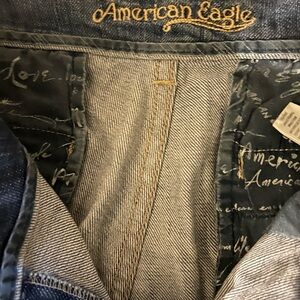 American Eagle Outfitters Navy Flare Jeans